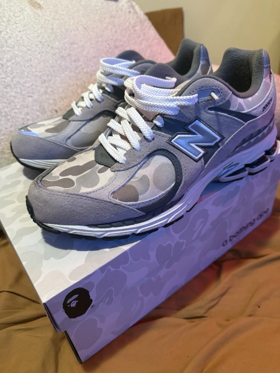 New Balance BAPE x 2002R Apes Together Strong - Grey Camo  display picture 2