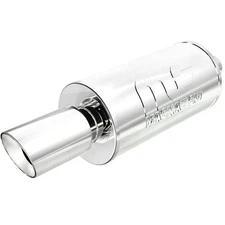 MagnaFlow 14826 7x7 Inch Round Center/Center Stainless Muffler