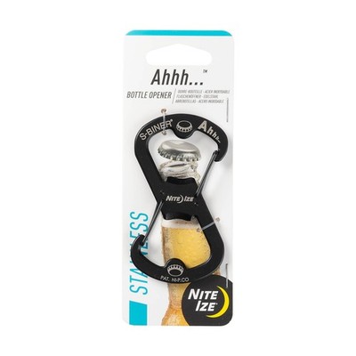 Karabiner Nite Ize S-Biner Ahhh 3er Set, Aluminium, 5 cm, schwarz