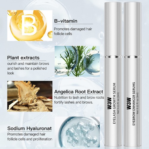 1* Eyelash Growth Serum + 1* Eyebrow Growth Serum Conditioner 3ml/0.11fl oz - Picture 11 of 13