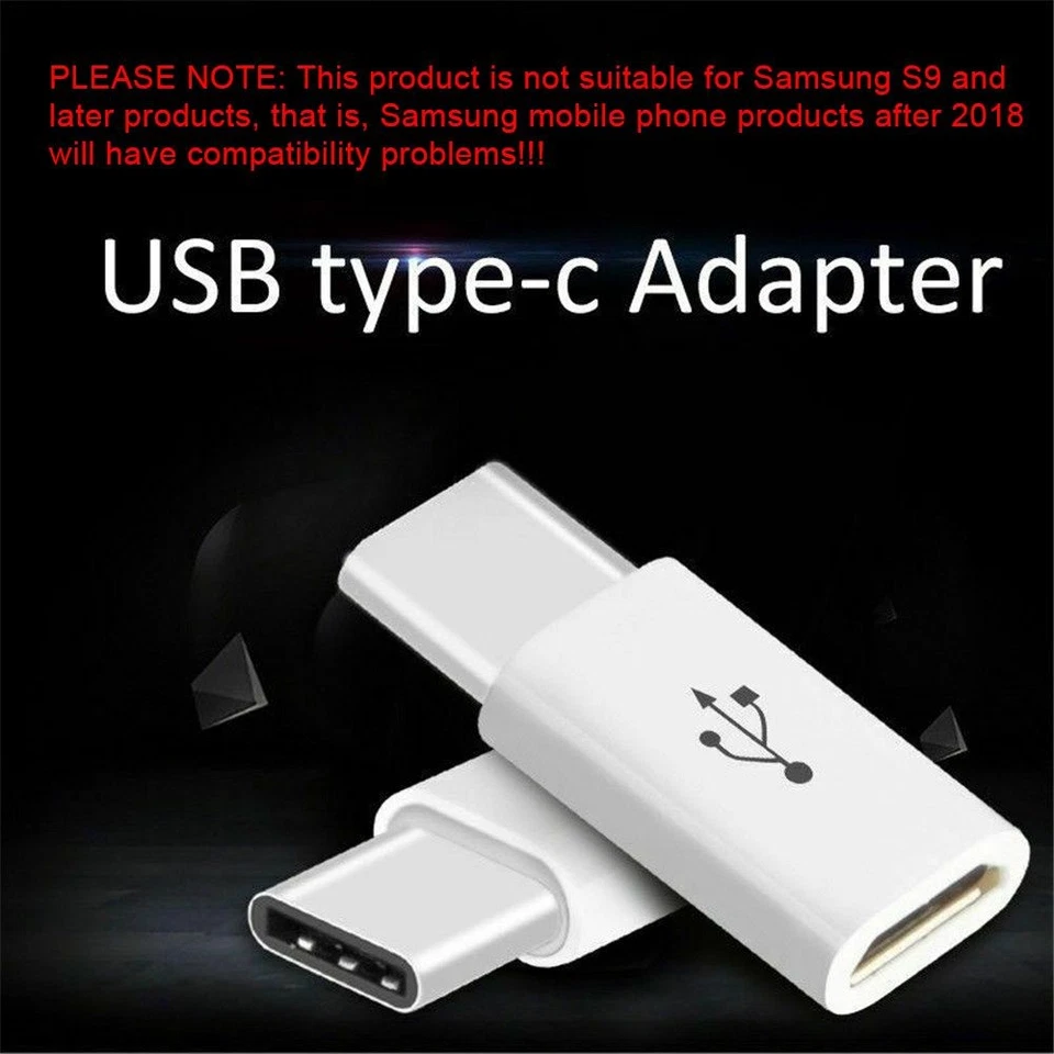 Tablet Android Micro USB Adapter Converter Type-C Connector Charging Cable - Image 2 of 4