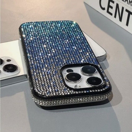 Luxury Bling Sparkle Glitter Diamond Cover Case For 16 15 14 13 12 11 Pro Max - 第 3/23 張圖片