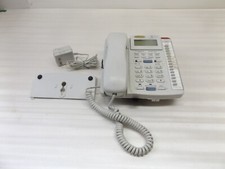 CORTELCO 2222021-TP2-27E WHITE CORDED PHONE WITH POWER CORD AND STAND