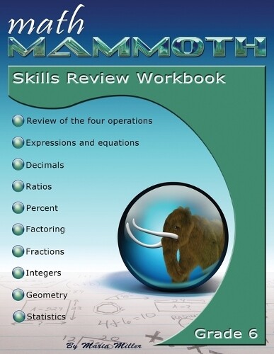 Maria Miller Math Mammoth Grade 6 Skills Review Workbook (taschenbuch)