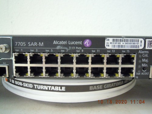 Routeur d'agrégation de service Alcatel Lucent 7705 SAR-M T1/E1 P/N : 3HE05051AB - Photo 3/11