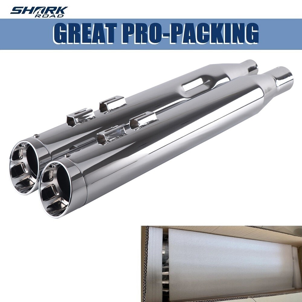 SHARKROAD 4.0 Slip Ons Mufflers For Harley Touring 17-UP