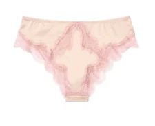 Victoria's Secret Dream Angels Luxe Lingerie Satin Lace Brazilian Size: L