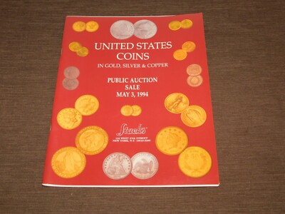 US COIN BOOK AUCTION CATALOG 1994 STACK'S GOLD SILVER & COPPER
