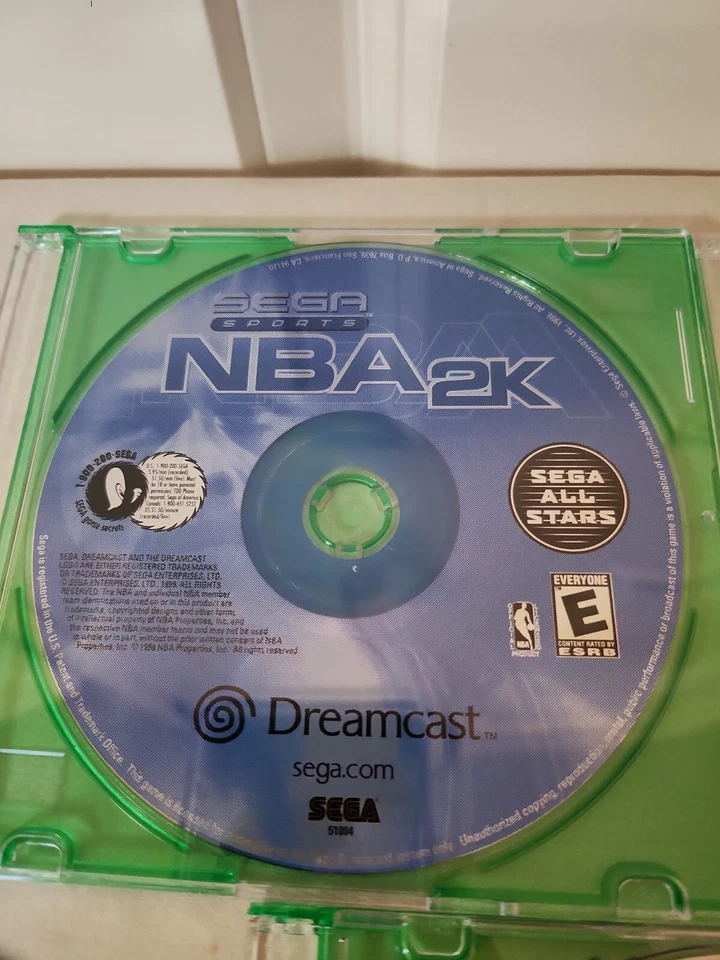 Sega Dreamcast Sports Lot Disc Only Untested - NFL 2K1, NBA 2K & WS Baseball 2K2 - Image 2 of 4