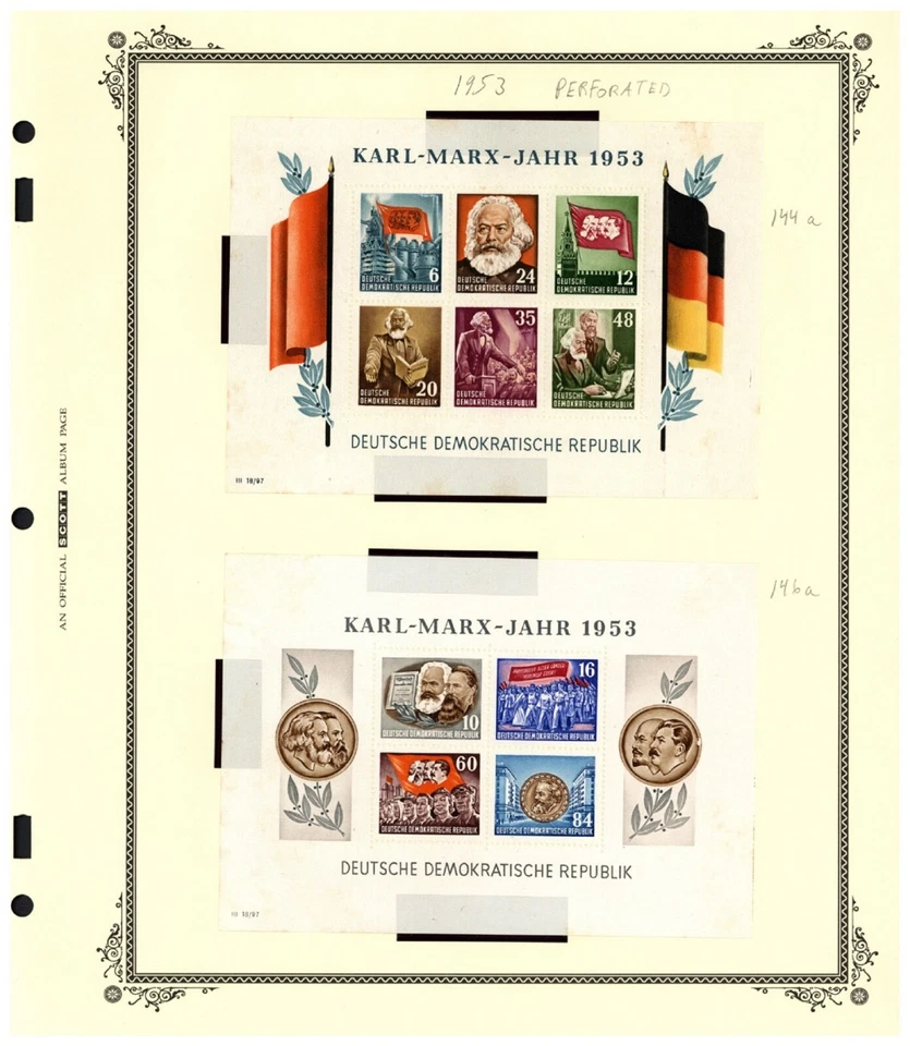 East Germany/DDR/SBZ Mint/Used 1948-1990 Mostly Complete Mounted on Scott Pages - Image 4 of 4