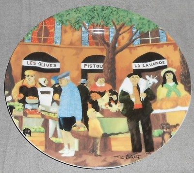 GBC Guy Buffet MARCHE AUX FLEURS PATTERN Dinner Plate MARCHE PROVENCALE 