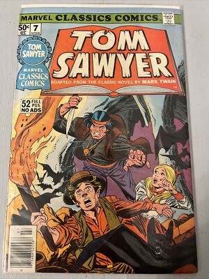TOM SAWYER MARVEL CLASSIC COMICS ISSUE# 7 COMIC BOOK (PRE-OWNED