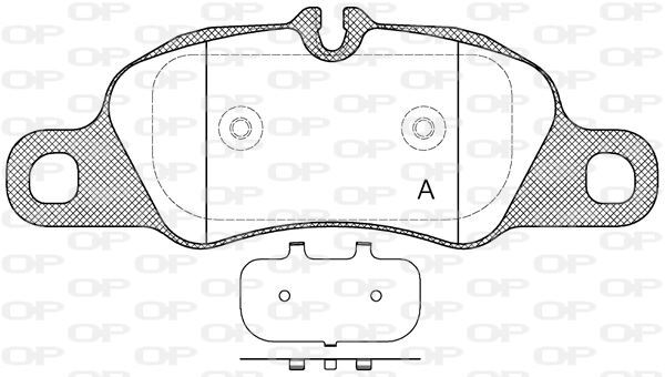Plaquettes de frein Porsche 718 Boxster anti-bruit et poussière
