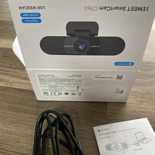 EMEET C960 Smart Webcam Black Full HD 1080P Fixed Focus USB Webcam/ 3