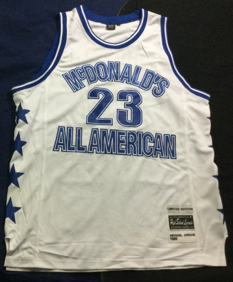 All American McDonald s Michael Jordan 23 High School Legends Jersey Size56