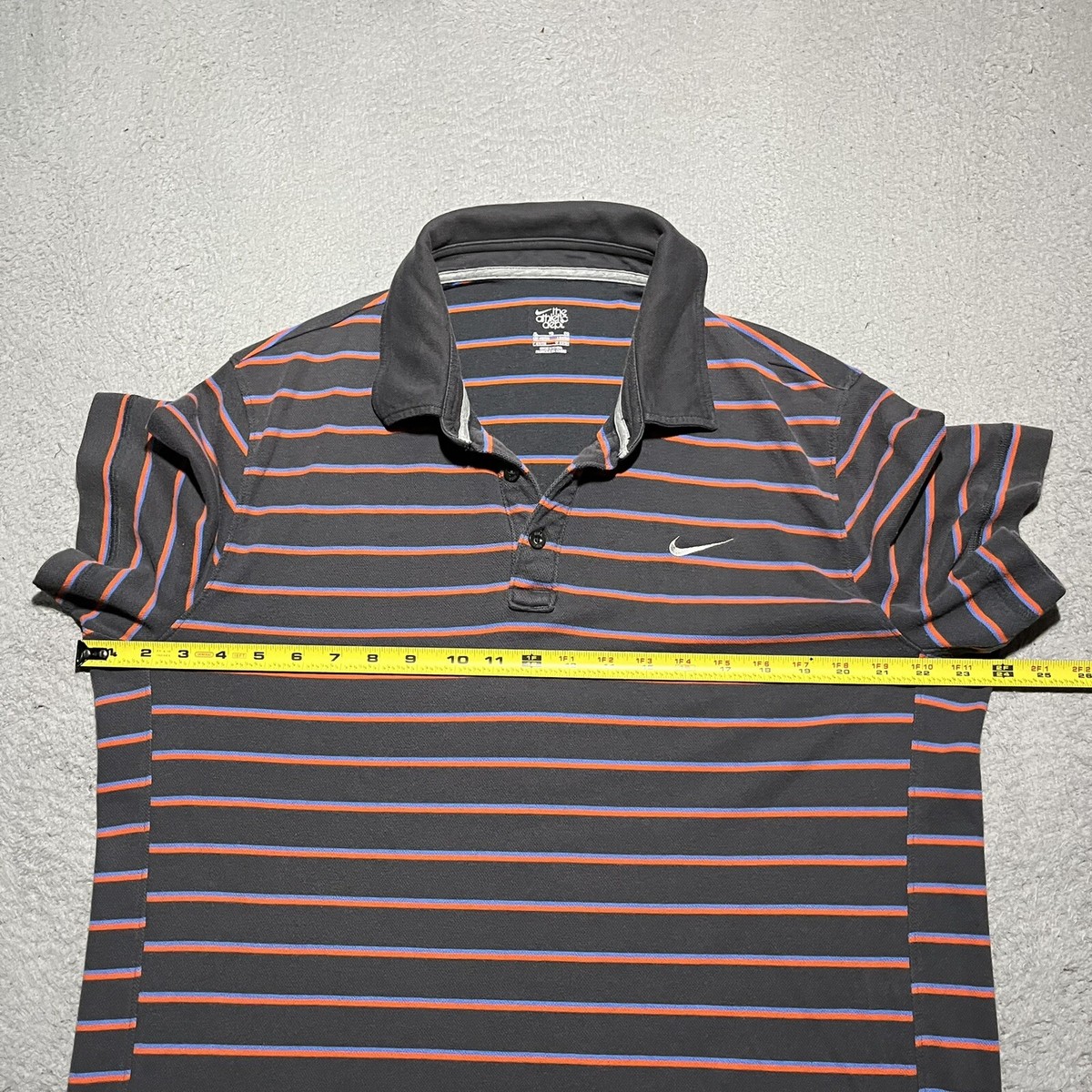 Vintage Nike Polo Shirt Mens XL Stripe Athletic Dept Y2K Vintage Nike Polo Shirt Mens XL Stripe Athletic Dept Y2K