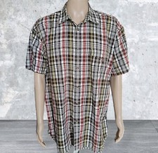 Vintage Orvis Shirt Mens XL Brown Plaid Classic Casual Outdoor Cotton Button-Up