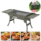 Heavy Duty Charcoal Grill Cooking Area Outdoor Camping BBQ Grill Portable