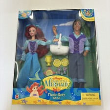 Mattel Disney's Little Mermaid - Exclusive - Ariel & Eric Dolls Picnic Party Set