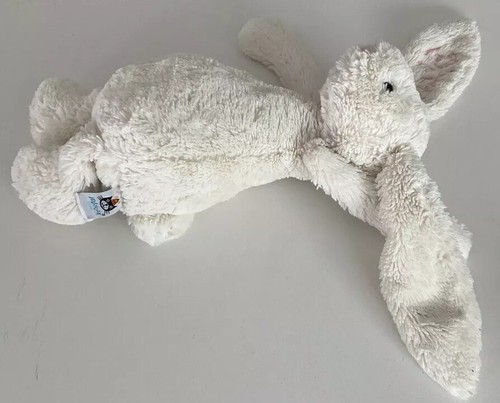 Weißer Jellycat Hase Kaninchen Plüschtier Stofftier personalisiert "Blake" rosa 14 Zoll - Bild 4 von 5