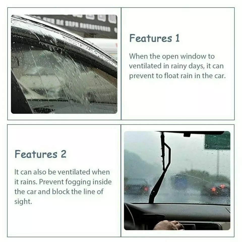 For Mazda CX5 2012-2017 Window Visor Sun Rain Guard Weather Shield Deflector AU - image 3 of 4