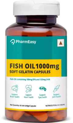 Fish Oil 1000mg Soft Gelatin 60 Capsules fast free ship best product