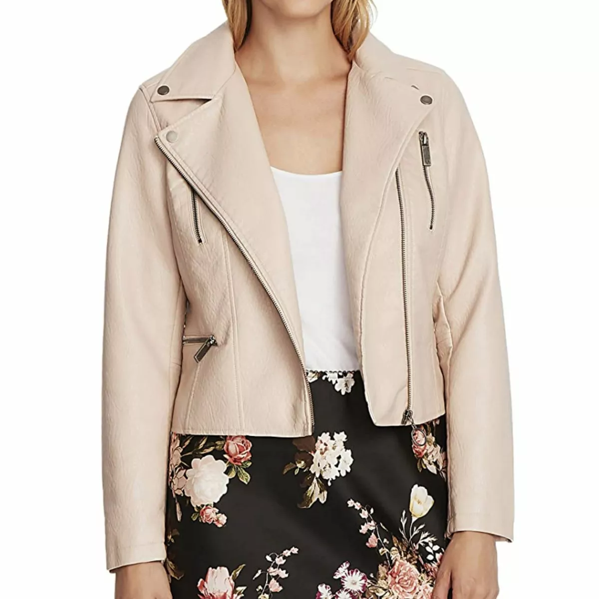 Vince camuto leather jacket cheap