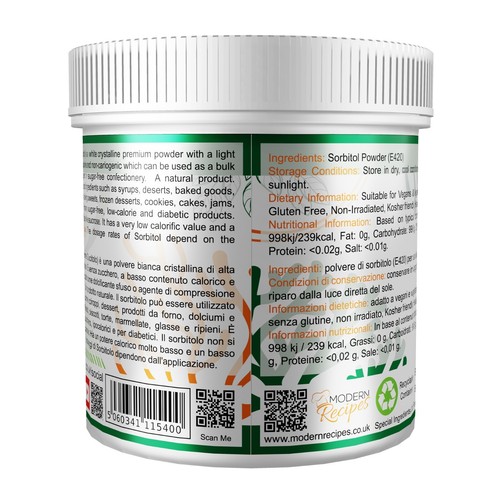 Sorbitol Powder - Premium Quality Vegan Friendly Non-GMO Gluten Free - Picture 13 of 21