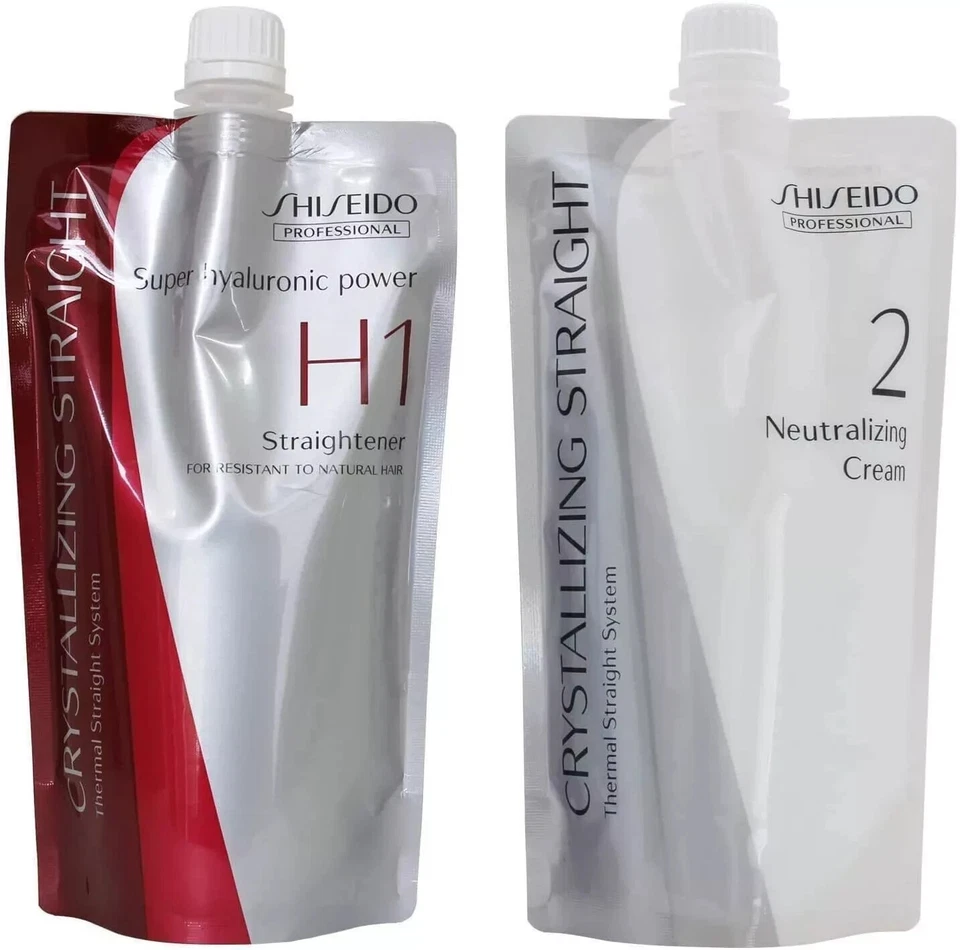 Shiseido Super Hyaluronic Power H1 Straightener + 2 Neutralizer Cream Kit - Image 4 of 4
