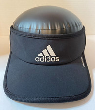 Adidas Aeroready Black Adjustable Visor Reflective Logo