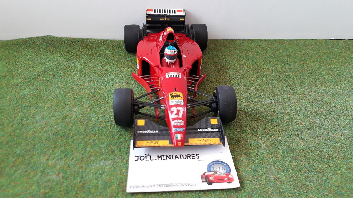 ミニカー Ferrari 412 T2 F1 1/18 F1 FERRARI 412 T2 # 27 ALESI 1/18 ONYX formule 1 voiture