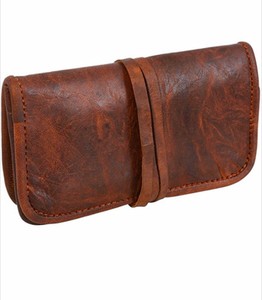 handmade leather pouch