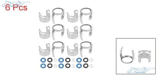 6x Fuel Injector Nozzle Seal O-Ring Repair Kit Fit for VW 11-17 Touareg New