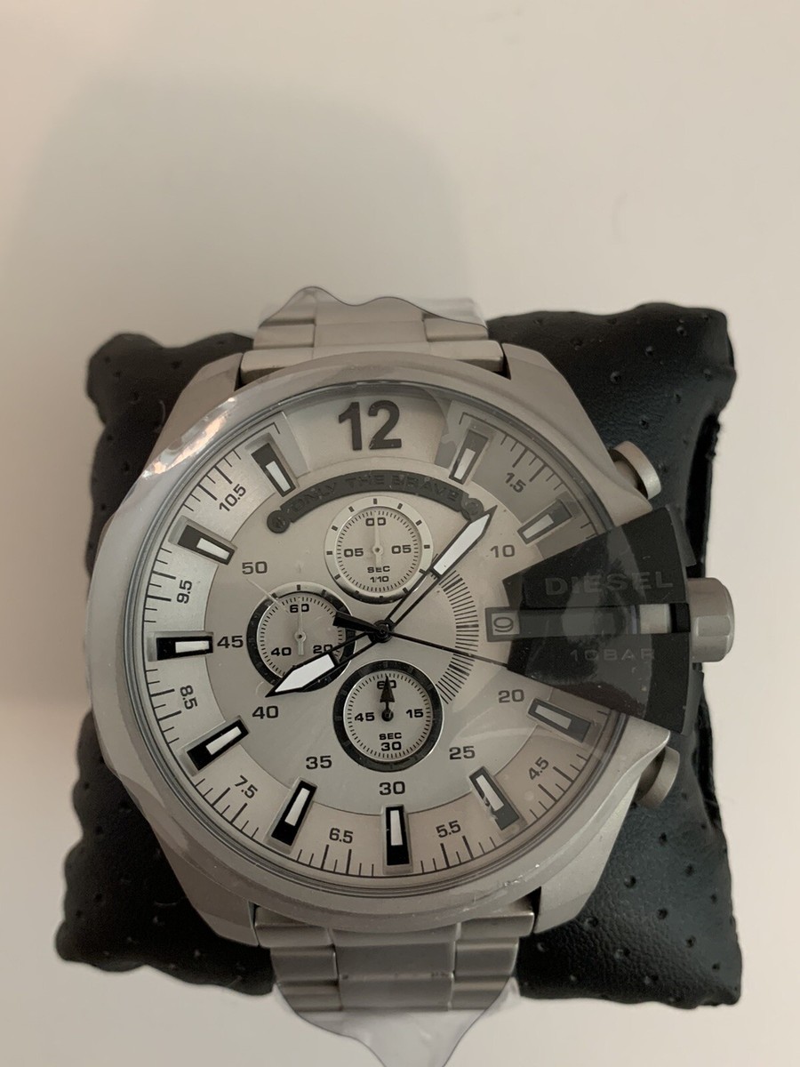 Diesel DZ4501 Men's Mega Chief Chronograph Date Stainless Steel