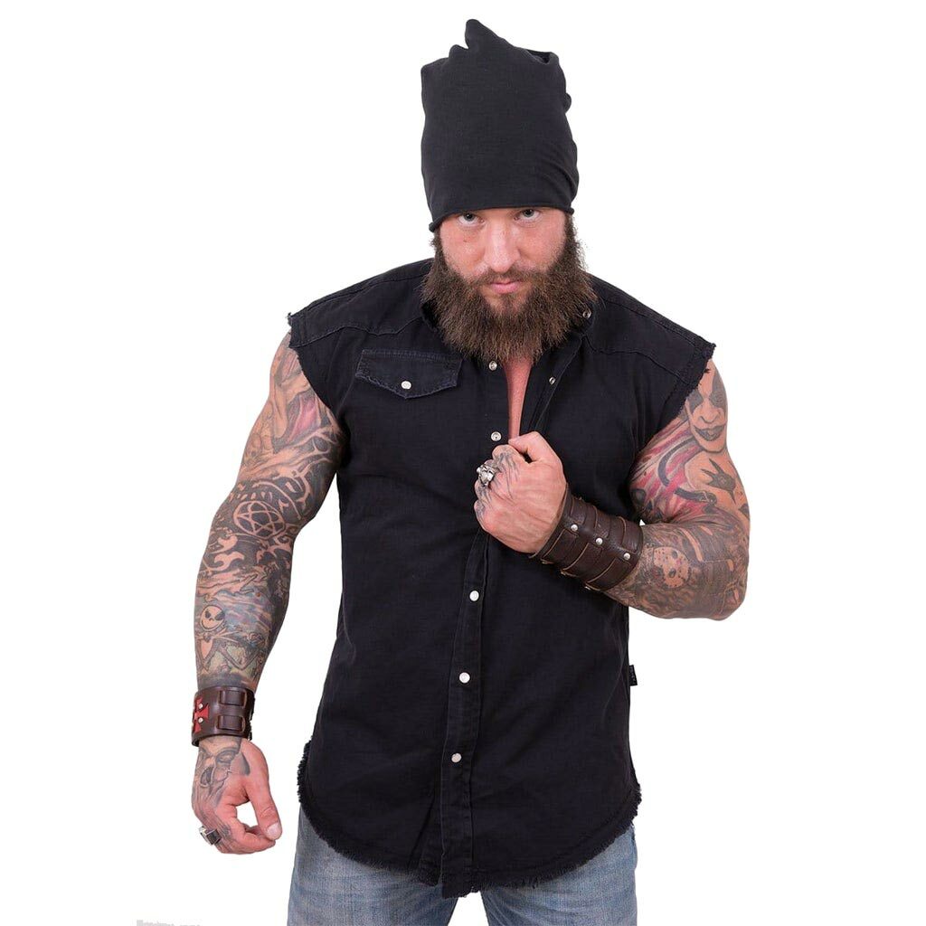 Motörhead Vest Jacket Heavy Metal Band Black Sleeveless Denim Jean