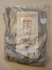 Sealed Topguard Tyvek Pro-Tech F Chemical Protective Coveralls Clothing Size L