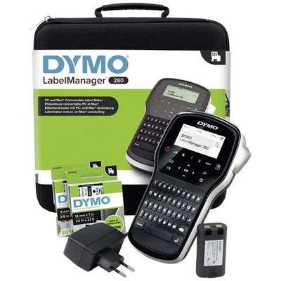 DYMO LabelManager 280 Kit Beschriftungsgerät Geeignet für Schriftband: D1 6 mm,