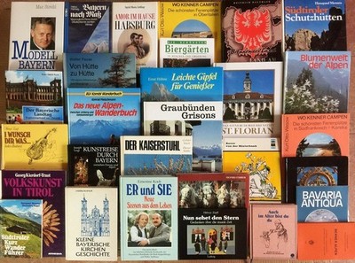 66 Bücher Paket Bavarica Bayern Bairisch Mundart Reise Wandern München Alpen Buc