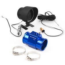 2'' Digital Car Water Temp Gauge 1/8NPT+Voltmeter w/42mm Joint Sensor Adapter