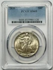 1939 P Walking Liberty Half Dollar PCGS MS-65