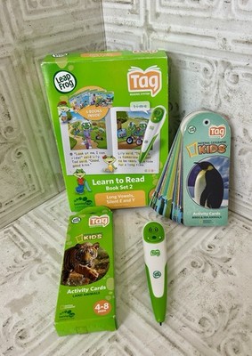 Leapfrog Tag Learn To Read 6 Book Set 2 Long Vowels, Tag Pen, & Activity Cards