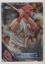 2016 Topps Chrome Black Refractor Matt Carpenter #157 pd6