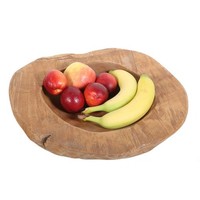 Obstschale Holz Schale Holzschale Teakschale Deko TrockenfrüChte Teak Massiv