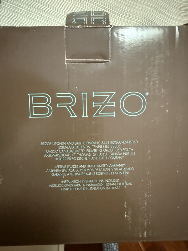 4” Tile-in Round Shower Drain! New In Box! Brand Brizo. Brushed Nickel