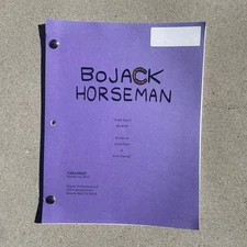 Bojack Horseman 2017 A Safe Space Episode Original Production Table Draft Script