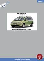 PDF VW Sharan (95-10) Reparaturanleitung Motor 1,8 L Benziner 110 Kw