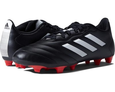 ADIDAS Goletto VIII Fg Soccer Cleats Adult Core Black White Red Mens 8.5 Wmn 9.5