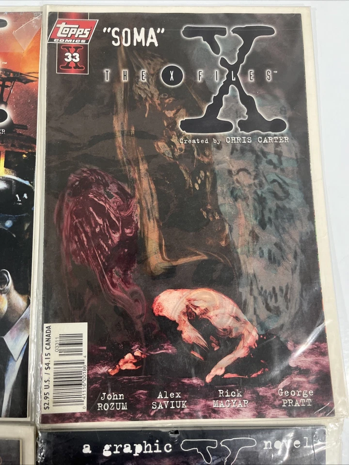 The X-Files Lote de 4 14, 33, 37 y novela gráfica, impresiones originales Foto 3 de 4