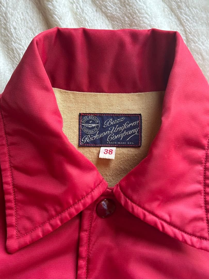 Buzz Rickson's 334th EAGLES Nylon Jacket Red 38(M) - image 5