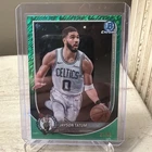 2025 Bowman Basketball Green Shimmer Refractor Jayson Tatum #BCV-56